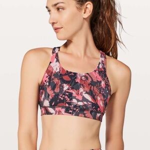 Lululemon Energy Bra - Nulux - Translucence Alpine White Multi